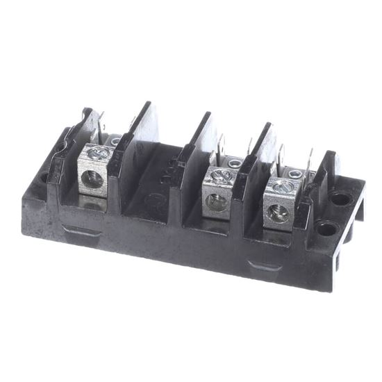 Picture of Lennox Terminal Block, 3 Place, 50 Amps, 600 Volts Part# 87W58
