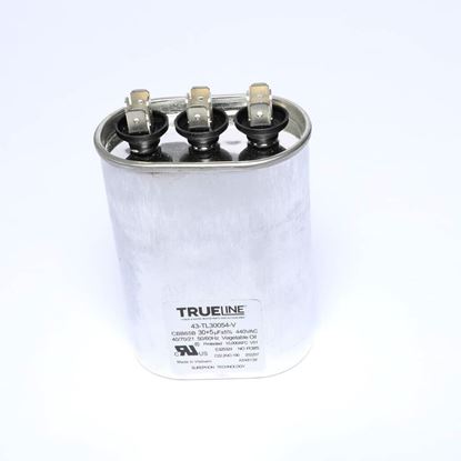 Picture of Rheem Capacitor - 30/5/440 Dual Oval Part# 43-TL30054-V