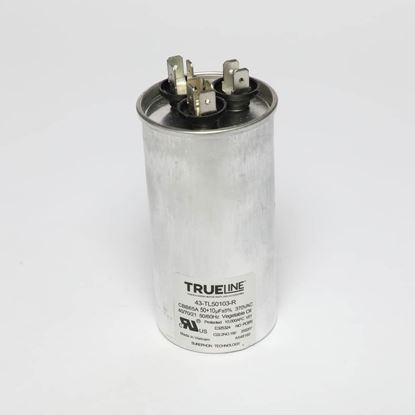 Picture of Rheem Capacitor - 50/10/370 Dual Round Part# 43-TL50103-R