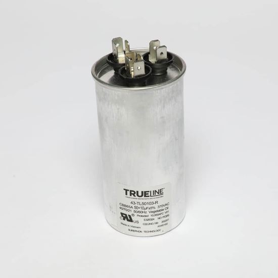 Picture of Rheem Capacitor - 50/10/370 Dual Round Part# 43-TL50103-R