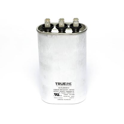 Picture of Rheem Capacitor - 45/3/440 Dual Oval Part# 43-TL45034-V
