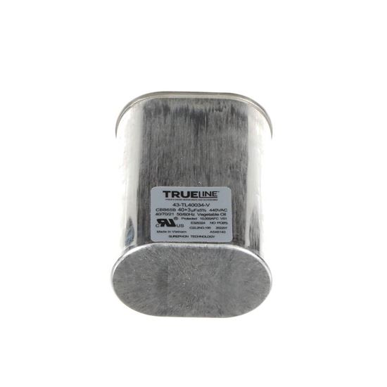 Picture of Rheem Capacitor - 40/3/440 Dual Oval Part# 43-TL40034-V