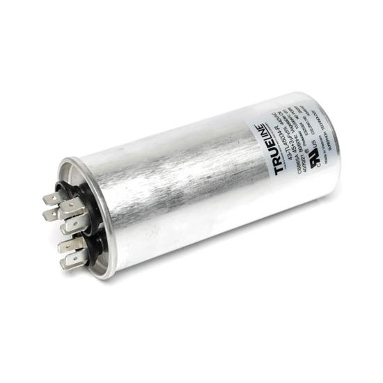 Picture of Rheem Capacitor - 45/3/440 Dual Round Part# 43-TL45034-R