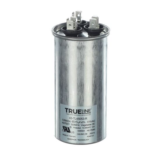 Picture of Rheem Capacitor - 45/5/370 Dual Round Part# 43-TL45053-R