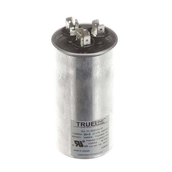 Picture of Rheem Capacitor - 35/3/440 Dual Round Part# 43-TL35034-R