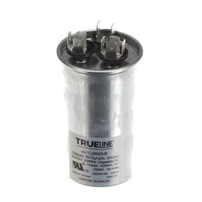 Picture of Rheem Capacitor - 35/3/370 Dual Round Part# 43-TL35033-R
