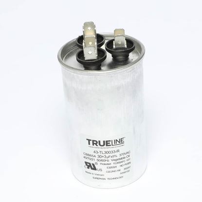 Picture of Rheem Capacitor - 30/3/370 Dual Round Part# 43-TL30033-R