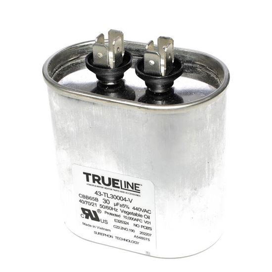 Picture of Rheem Capacitor - 30/440 Single Oval Part# 43-TL30004-V