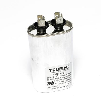 Picture of Rheem Capacitor - 15/370 Single Oval Part# 43-TL15003-V