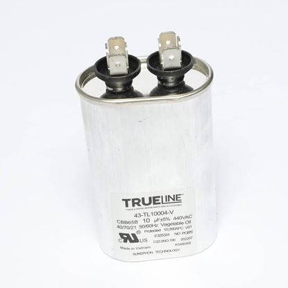 Picture of Rheem Capacitor - 10/440 Single Oval Part# 43-TL10004-V