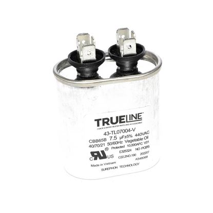 Picture of Rheem Capacitor - 7.5/440 Single Oval Part# 43-TL07004-V