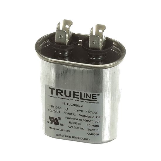 Picture of Rheem Capacitor - 3/370 Single Oval Part# 43-TL03003-V