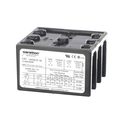 Picture of Trane Block, Terminal, 3 Pole 175 Amp, 600 Volt Part# BLK00362