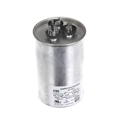 Picture of Nortek Run Cap,dual Round,370v,7.5+50uf Part# 01-0273