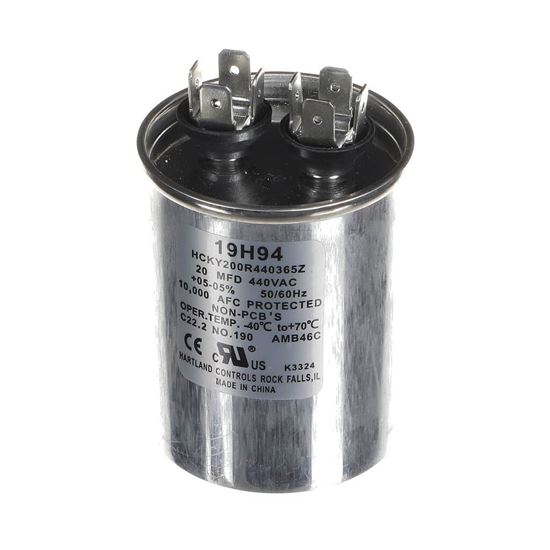 Picture of Lennox Run Capacitor 20 Mfd 440V Round Part# 19H94