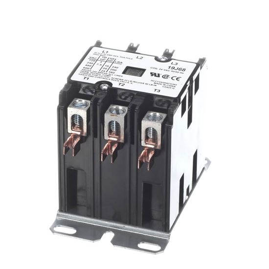 Picture of Lennox 1/C Contactor Triple Pole 40A24v Coil Part# 19J68