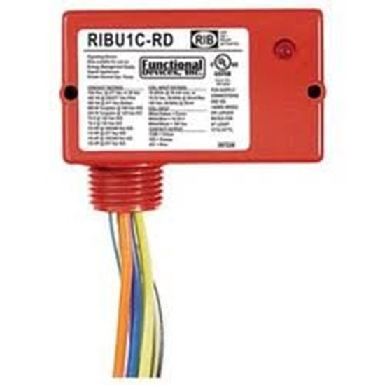Picture of 10-30VAC/DC;208-277V 10A SPDT For Functional Devices Part# RIBH1C-RD