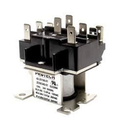 Picture of 24v DPDT Defrost Relay For Rheem-Ruud Part# 42-25106-01