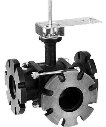Picture of 3" 3Way Flanged 100cv Valve For Honeywell Part# VBF5013B1011