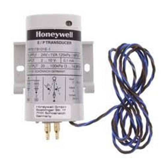 Picture of E/P TRANSDUCER For Honeywell Part# RP7517B1016