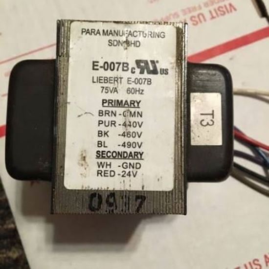 Picture of 230V-24V 75VA TRANSFORMER For Liebert Part# E-007A