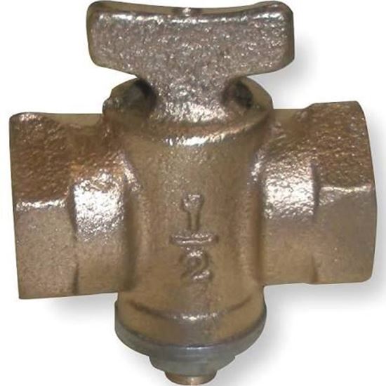 Picture of 3/4" GAS COCK,FLATHEAD For Conbraco Industries Part# 52-204-01