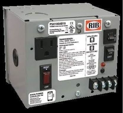 Picture of 120-24V 100VA Enlosed Pwr Sply For Functional Devices Part# PSH100A