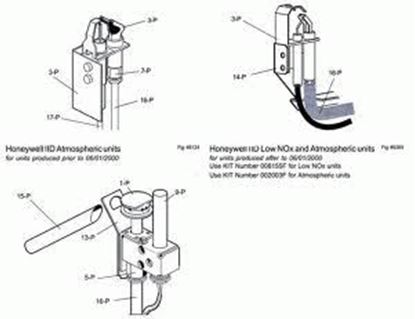 Picture of Pilot Assembly W/Nat/LP Orific For Raypak Part# 008668F
