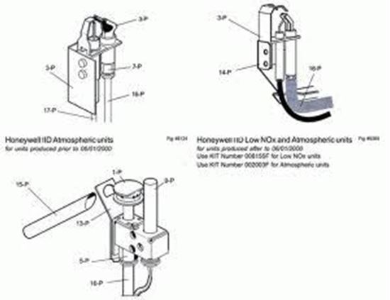 Picture of Pilot Assembly W/Nat/LP Orific For Raypak Part# 008668F