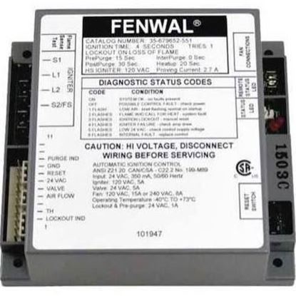 Picture of SINGLE TRY, LOCKOUT/FLAME LOSS For Fenwal Part# 35-679652-551