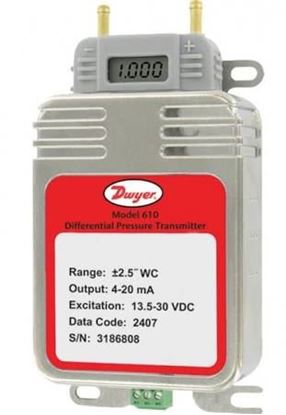 Picture of LwPrsTsmtr0-.5"wc4-20maW/Dsply For Dwyer Instruments Part# 610-05D-BDV