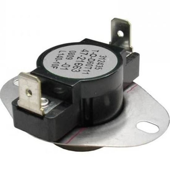 Picture of SPST N/C A/R Limit;150Op 120Cl For Rheem-Ruud Part# 47-21663-09