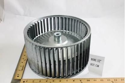 Picture of 10.62x6" CW BlowerWhl;1/2"Bore For Trane Part# WHL0740