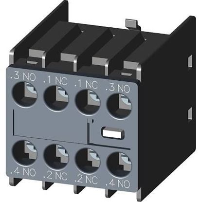 Picture of Aux Switch 2NO/2NC Screw For Siemens Industrial Controls Part# 3RH2911-1FA22
