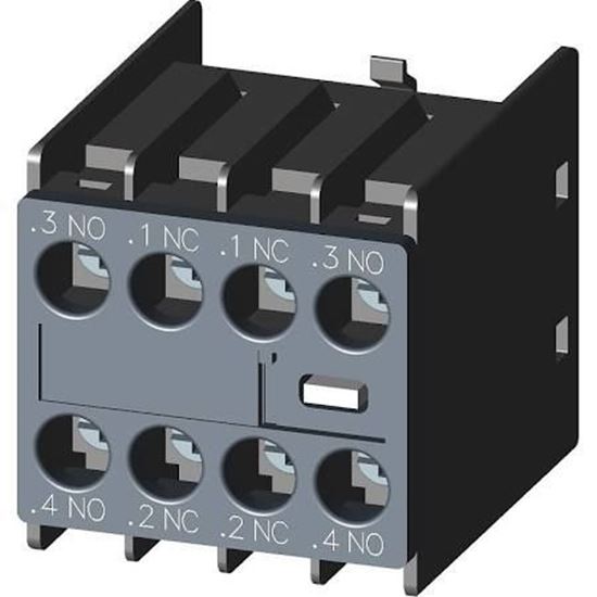 Picture of Aux Switch 2NO/2NC Screw For Siemens Industrial Controls Part# 3RH2911-1FA22