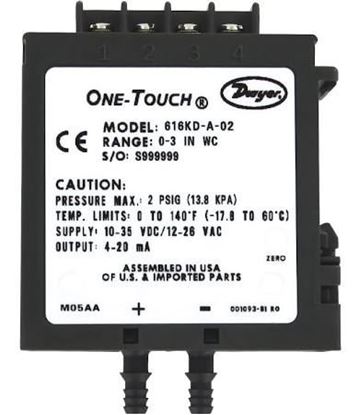 Picture of Diff Press Trans 0-1" 4-20ma For Dwyer Instruments Part# 616KD-00