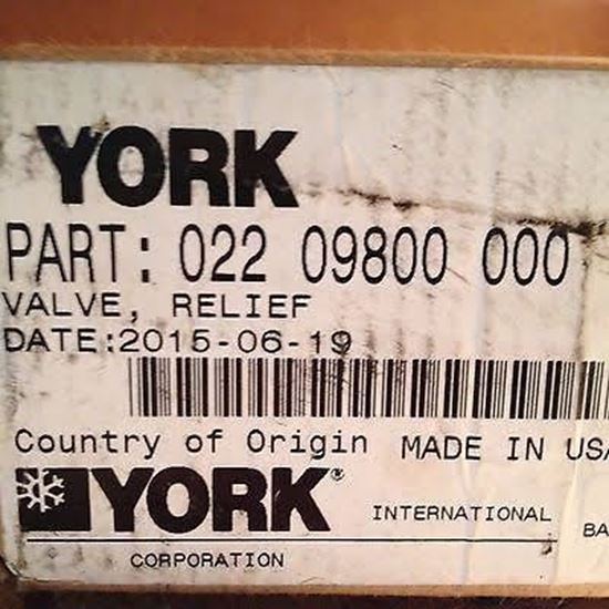 Picture of 350# Relief Valve For York Part# 022-09800-000