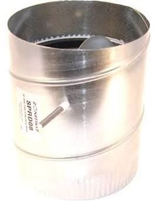 Picture of 8"ROUND STATIC PRESS.DAMPER For ZoneFirst Part# SPRD-8