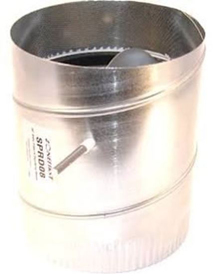 Picture of 8"ROUND STATIC PRESS.DAMPER For ZoneFirst Part# SPRD-8