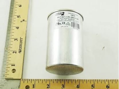 Picture of DUAL CAPAC 80/7.5 MFD 440V RND For Lennox Part# 10W37