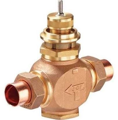 Picture of n.o. union globe 1/2" .73cv For Johnson Controls Part# VG7251CT