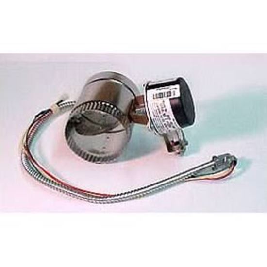 Picture of 5" Damper and Actuator Assy For Weil McLain Part# 381-800-475