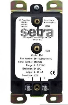 Picture of PressTrans 0-2.5"wc 4-20mA For Setra Part# 26412R5WD11A1C