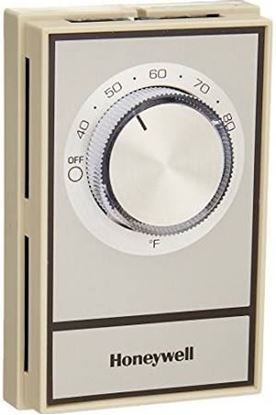 Picture of ELEC.HT TSTAT W/O T-METER DPST For Honeywell  Part# T498B1553