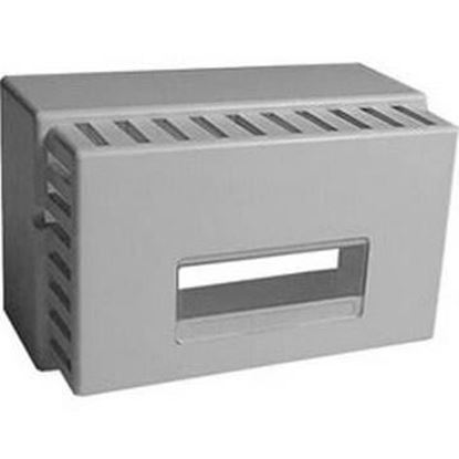 Picture of T-StatCvr;FullWindow;White ABS For KMC Controls Part# HPO-1512