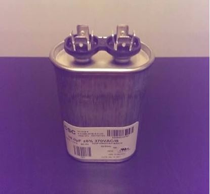 Picture of 30/5MFD 370V Rnd Run Capacitor For York Part# S1-024-24778-700