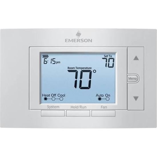 Picture of 4HT/2CL HtPump NON-PROG TSTAT For Emerson Climate-White Rodgers Part# 1F85U-42NP
