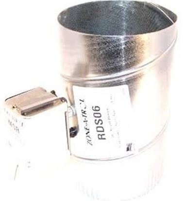 Picture of 6" AUTO.DAMPER OPEN/CLOSE For ZoneFirst Part# RDS-6
