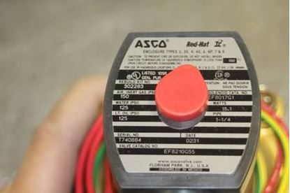 Picture of 1 1/4"NC,Xprf,0/125#Wtr,150Air For ASCO Part# EF8210G55