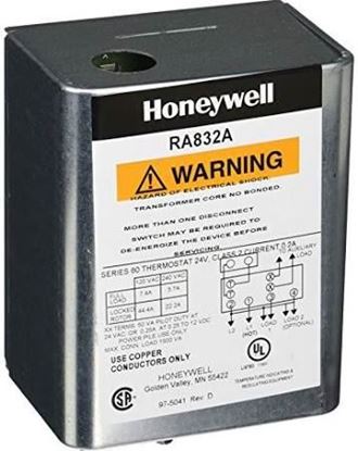 Picture of TRANSFORMER RELAY 120V,DPST  For Honeywell  Part# RA832A1066